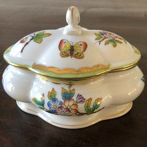 HEREND Covered Candy Dish